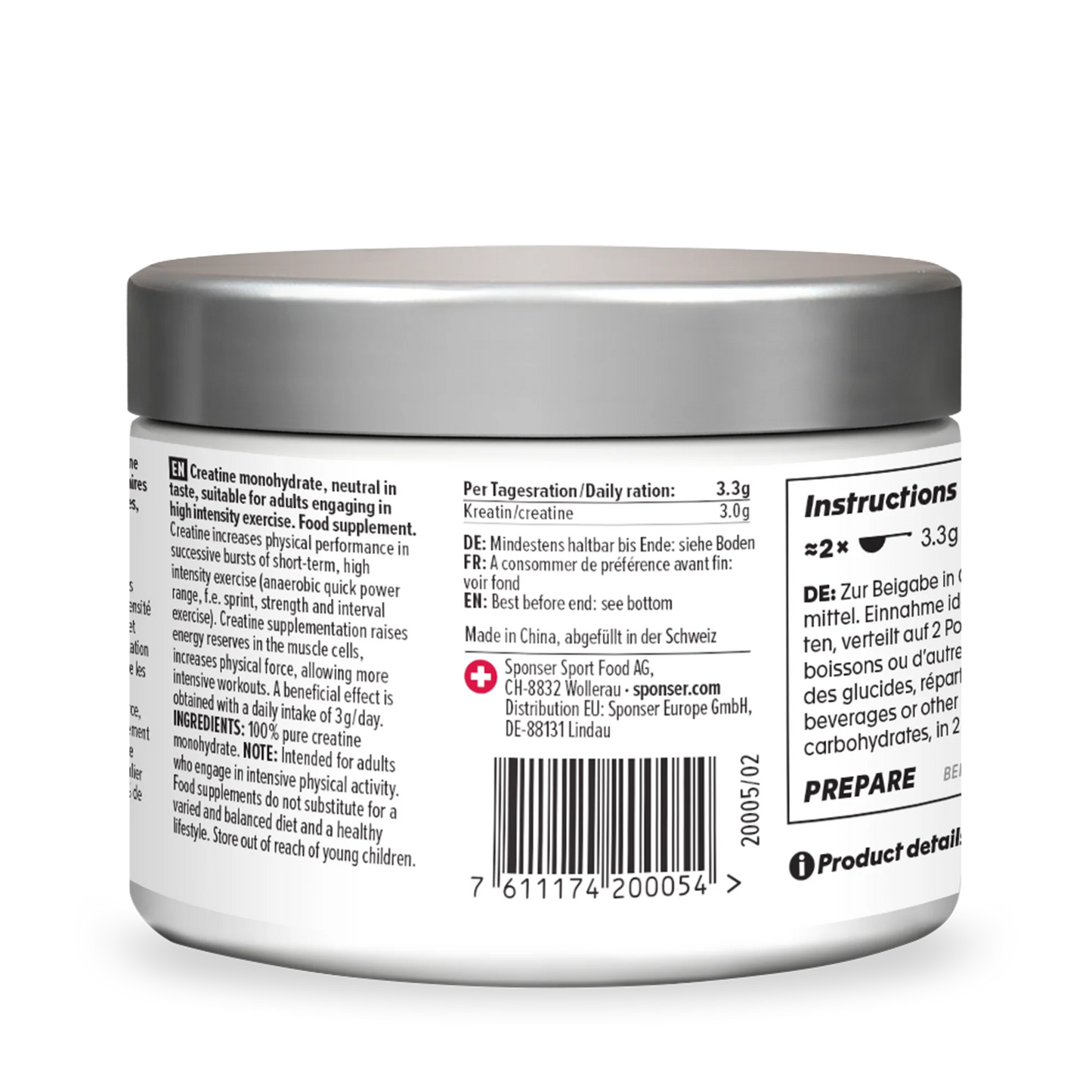 SPONSER CREATINE MONOHYDRATE 280G
