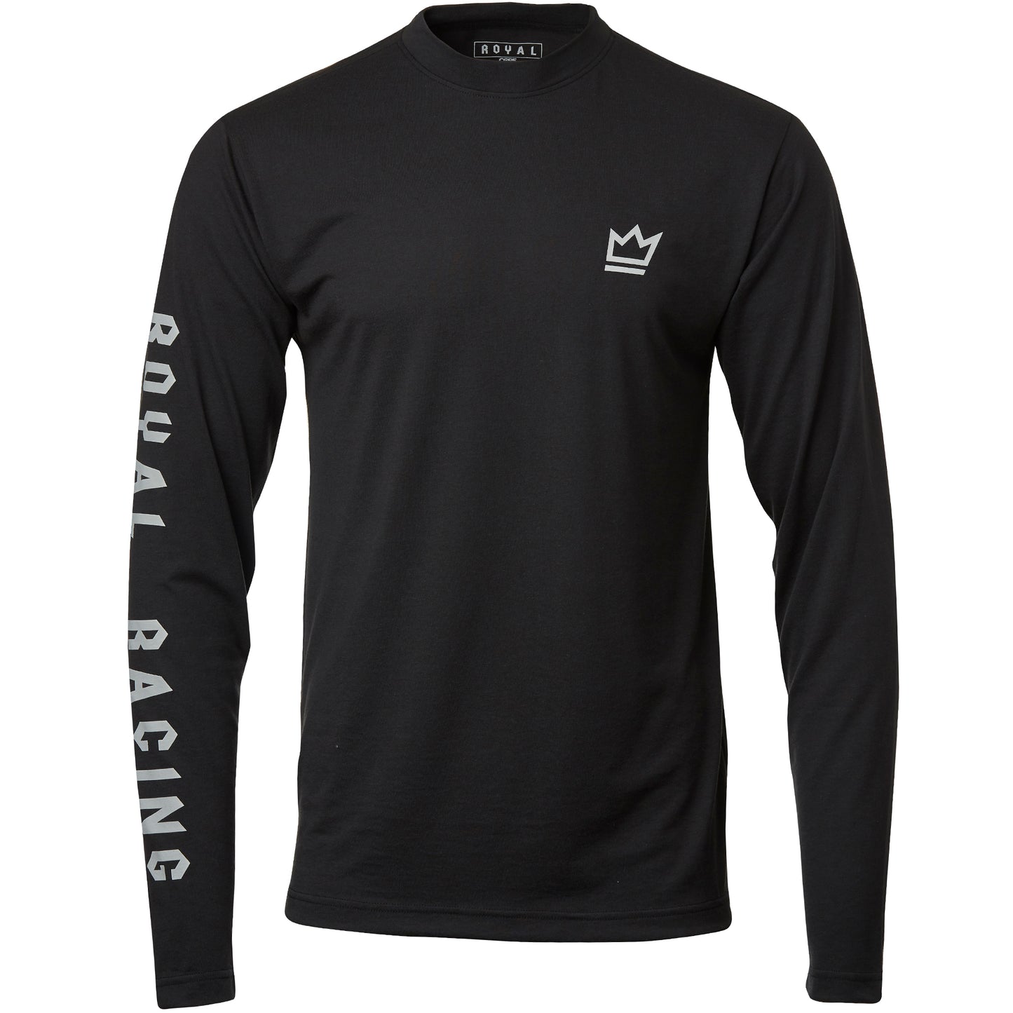 ROYAL CORE JERSEY LS "RACING" BLACK HEATHER
