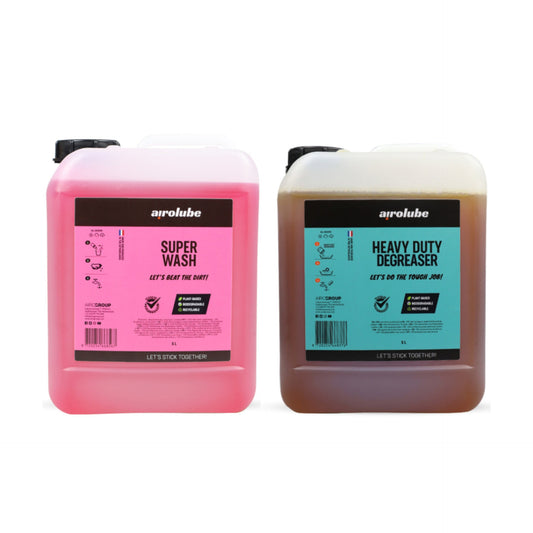 2 x 5L airolube Heavy Duty Degreaser + Super Wash