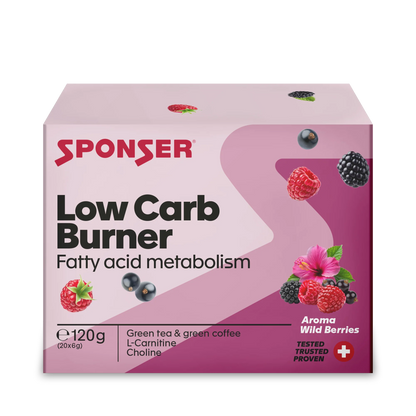 SPONSER LOW CARB BURNER WILD BERRIES 20X6G CAIXA
