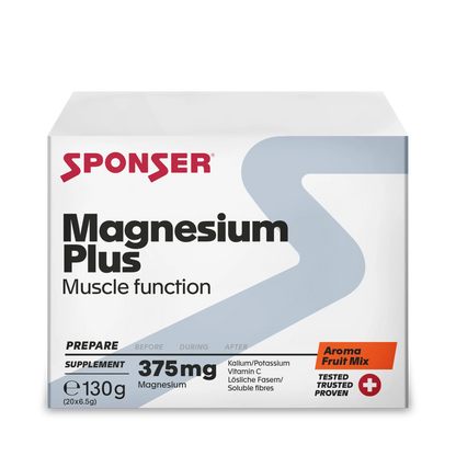 SPONSER MAGNESIUM PLUS FRUIT MIX 20X6.5G CAIXA