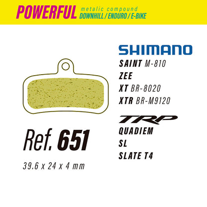 LESS 651 POWERFUL METAL Shimano / TRP