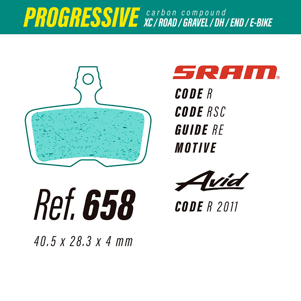 LESS 658 PROGRESSIVE CARBON Sram / Avid
