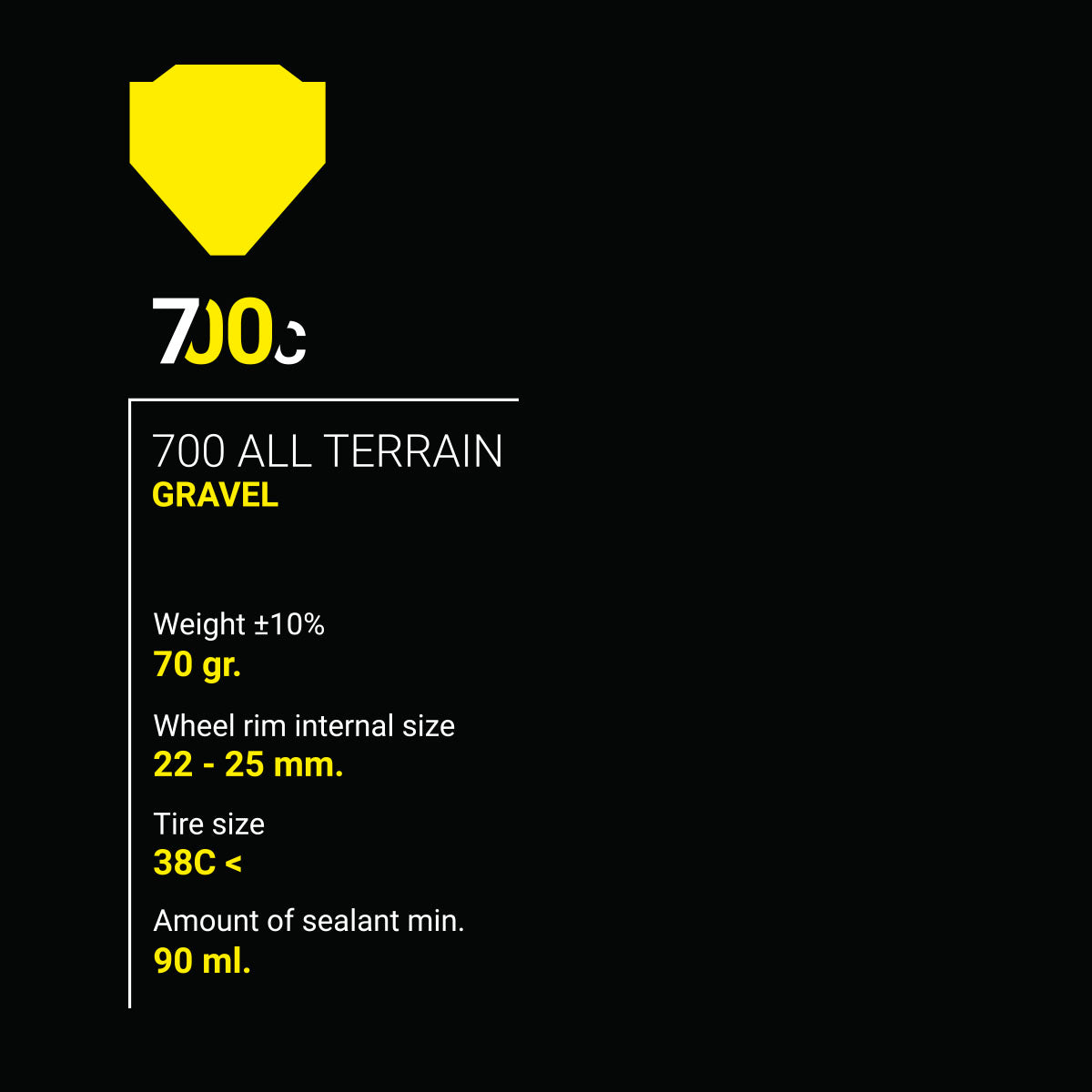 PANZER GRAVEL 700C ALL TERRAIN - TIRE INSERT